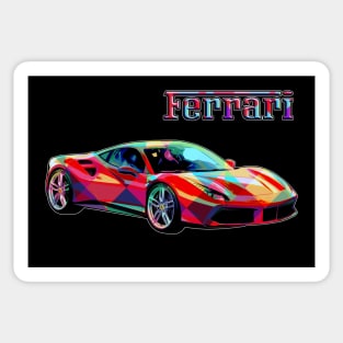 Ferrari in Colors Sticker